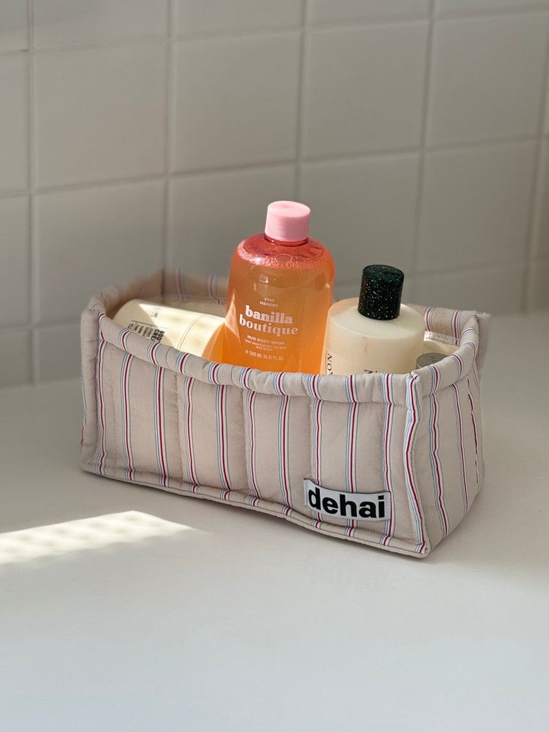 Stripe Tissue Basket
