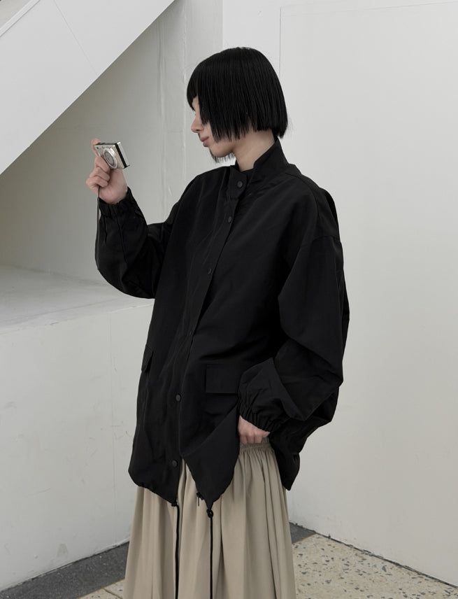 mnem（ムネム）の「Dero Nylon Over Fit Bomber Jacket（Jackets/Outerwear）」