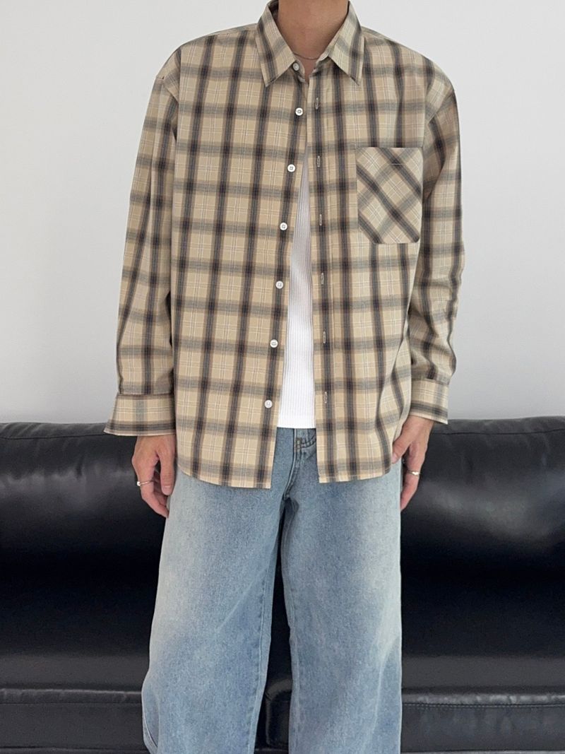 SP Check Standard Cotton Shirt (3C)