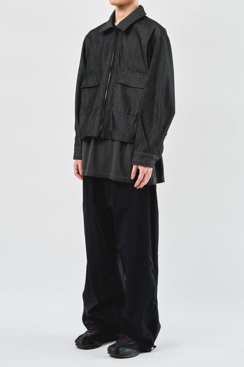Mei Cropped Denim Jacket (2color)
