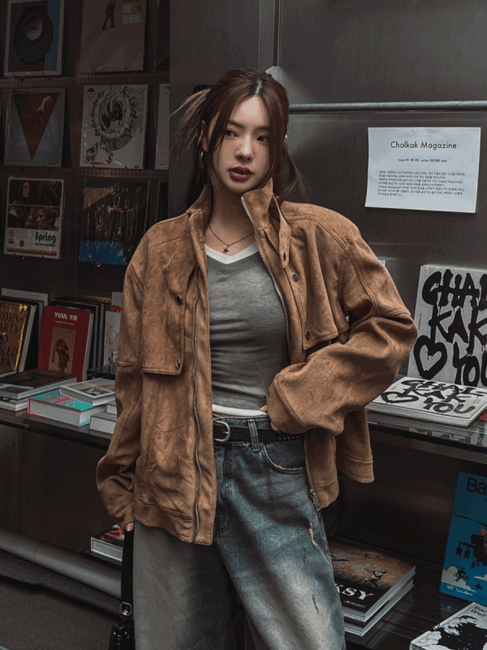 ULAN（ユレン）の「アティツーウェイスティッチスエードジャケット（ジャケット/アウター）」