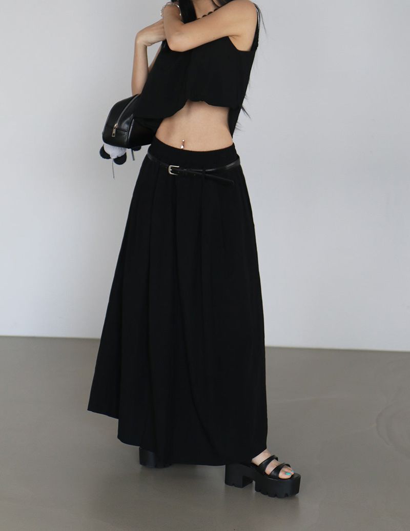 Pumpkin Belt SET Long skirt