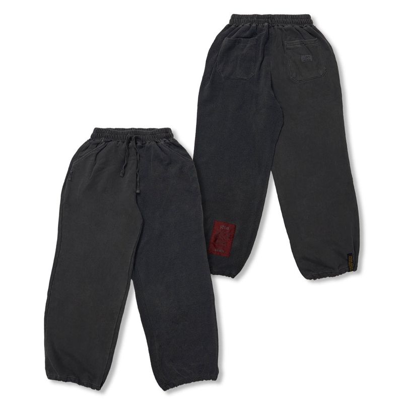 STIGMA（スティグマ）の「Insideout Docking Pigment Washed Wide Jogger Pants Charcoal（Pants）」