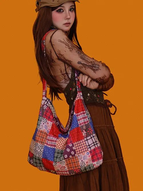 KUO(クーオ)の「ethnic patch-work cross bag (2type)(Bags)」