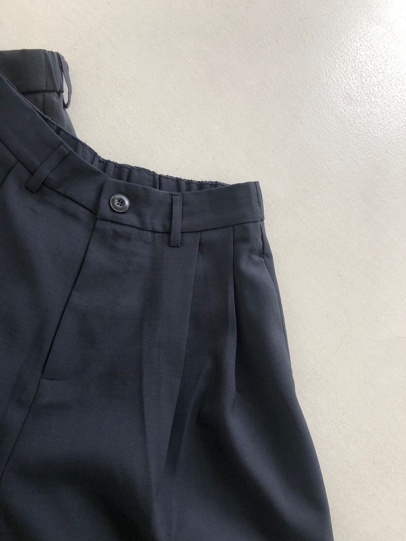 pintuck balloon slacks