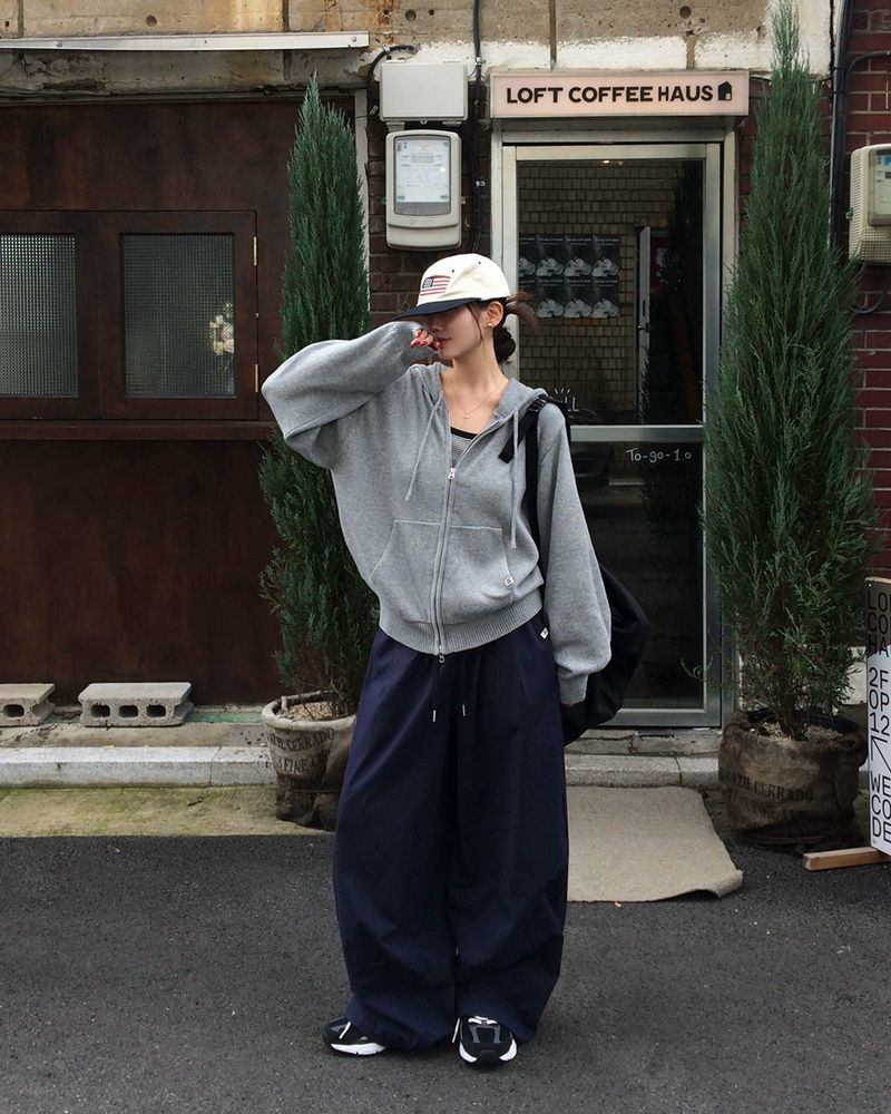 BEIDELLI（ベイデリー）の「[ORIGINAL] Breeze Knit Hood Zip-Up（Tops）」