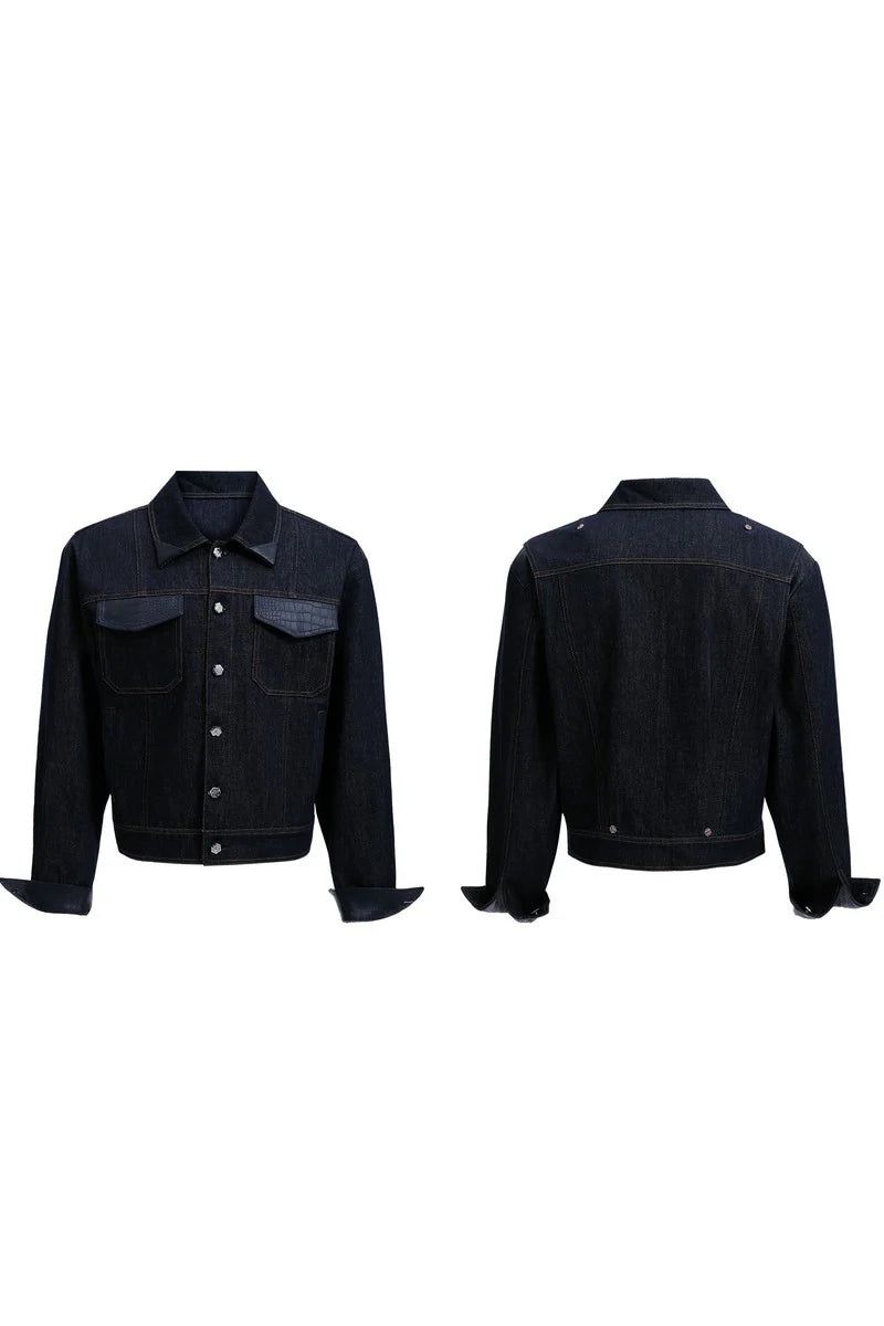Croc Patch Denim Jacket