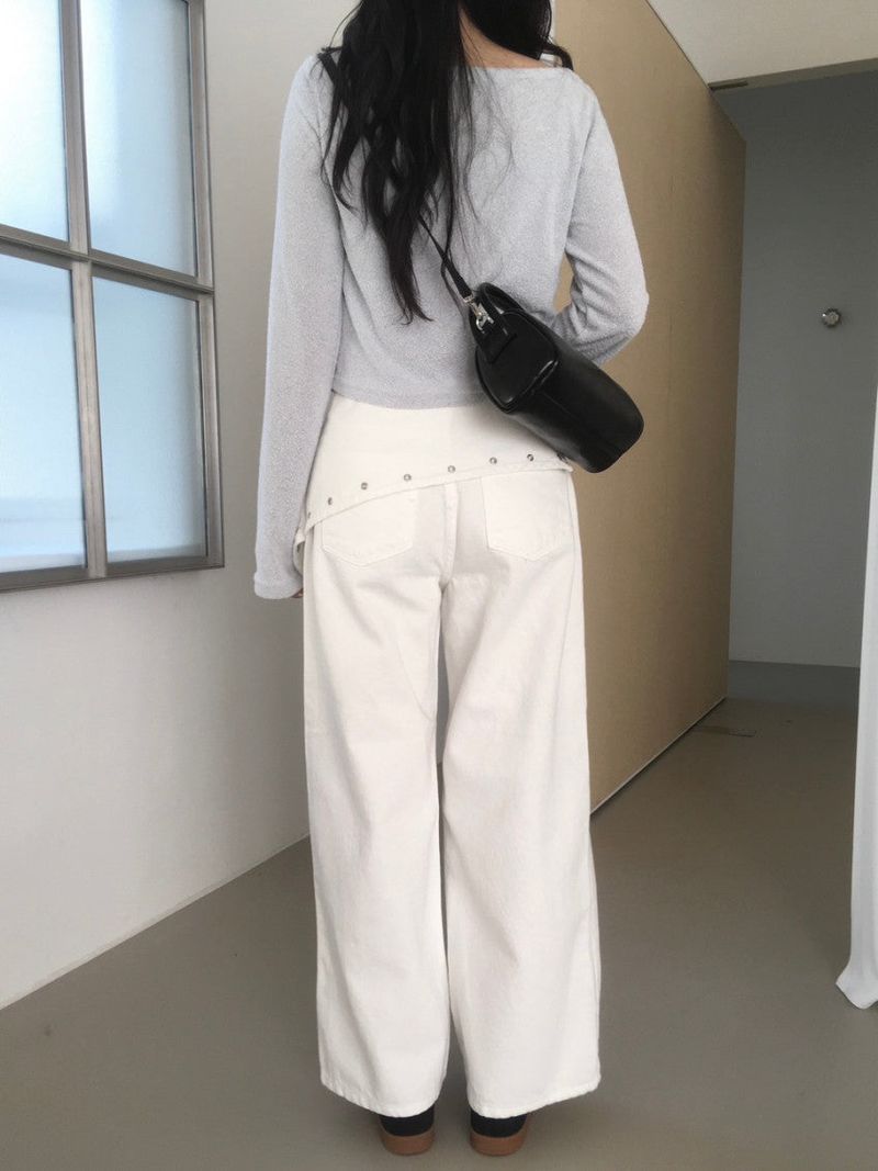Scarf Layered Pants