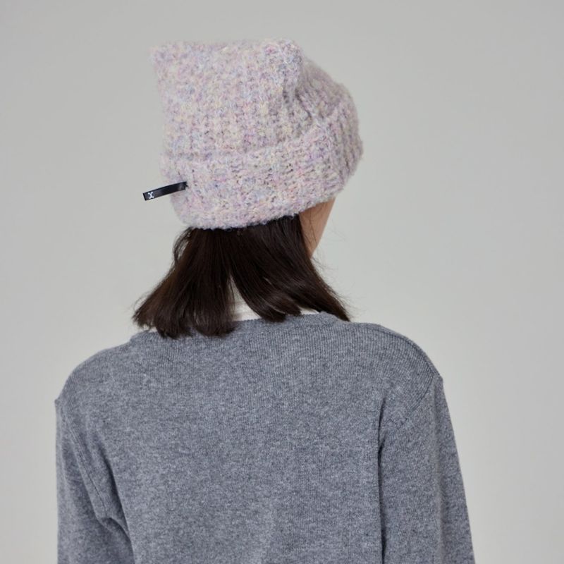 VARZAR Safety Pin Square Beanie / Multi