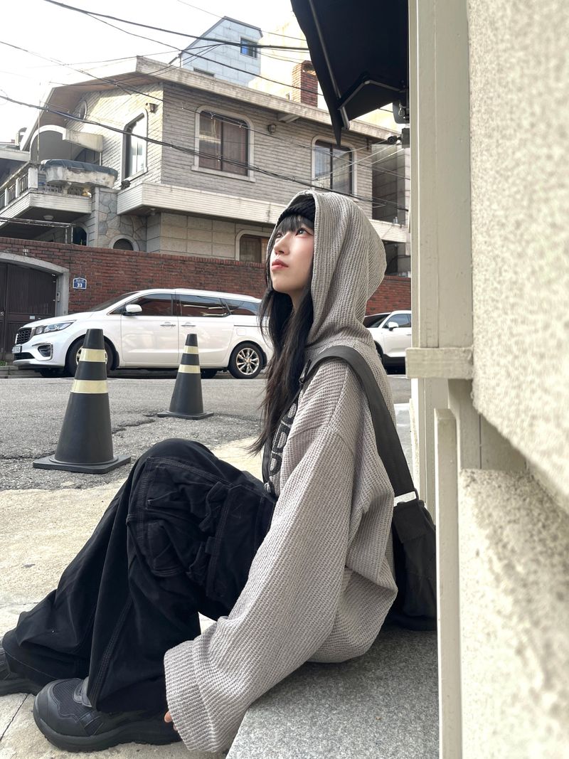noid lettering hoodie