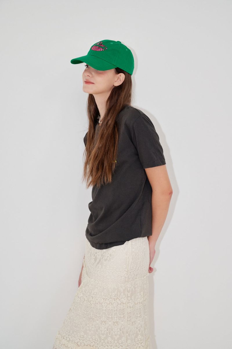 AND CAT BALL CAP_GREEN
