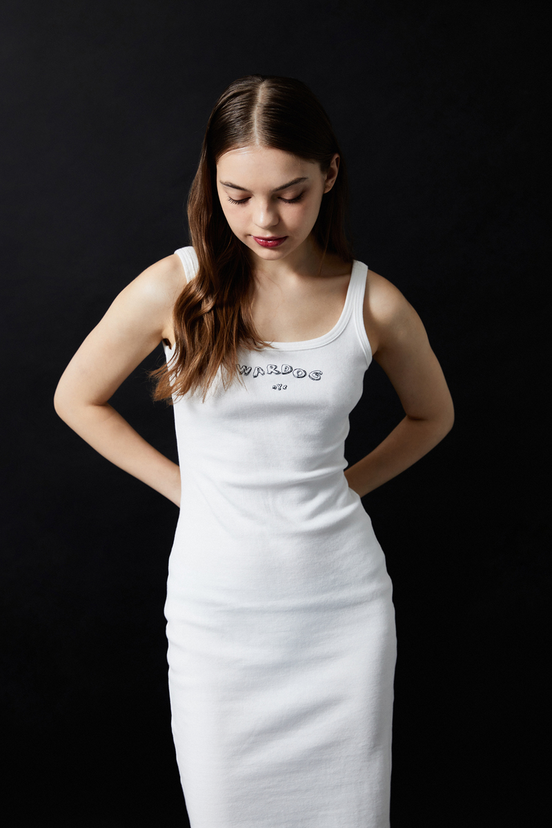 Ribbed Tank Jersey Dress