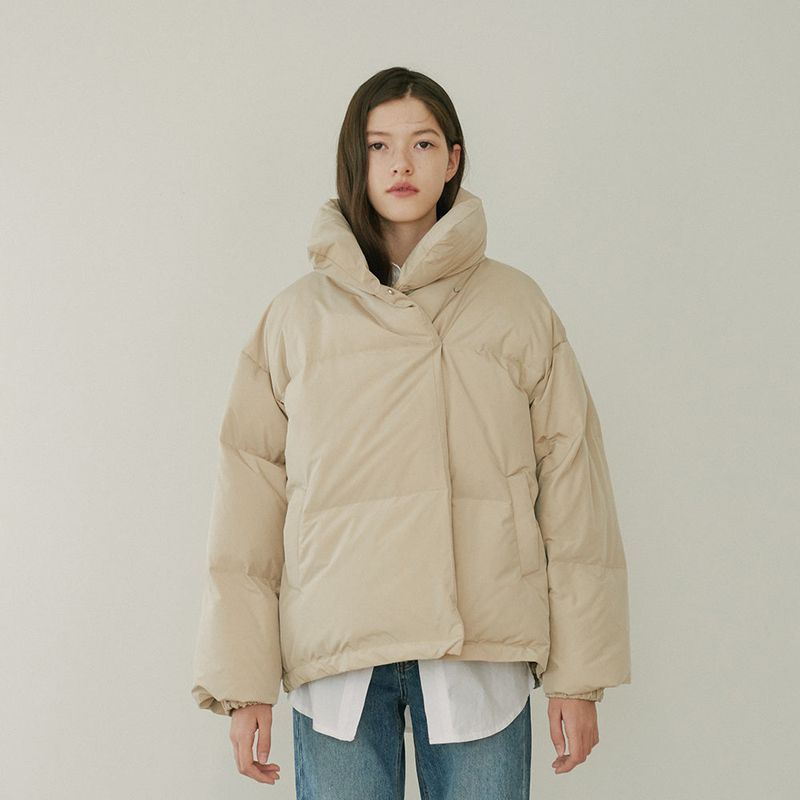 CASUAL PADDED JACKET (BEIGE)