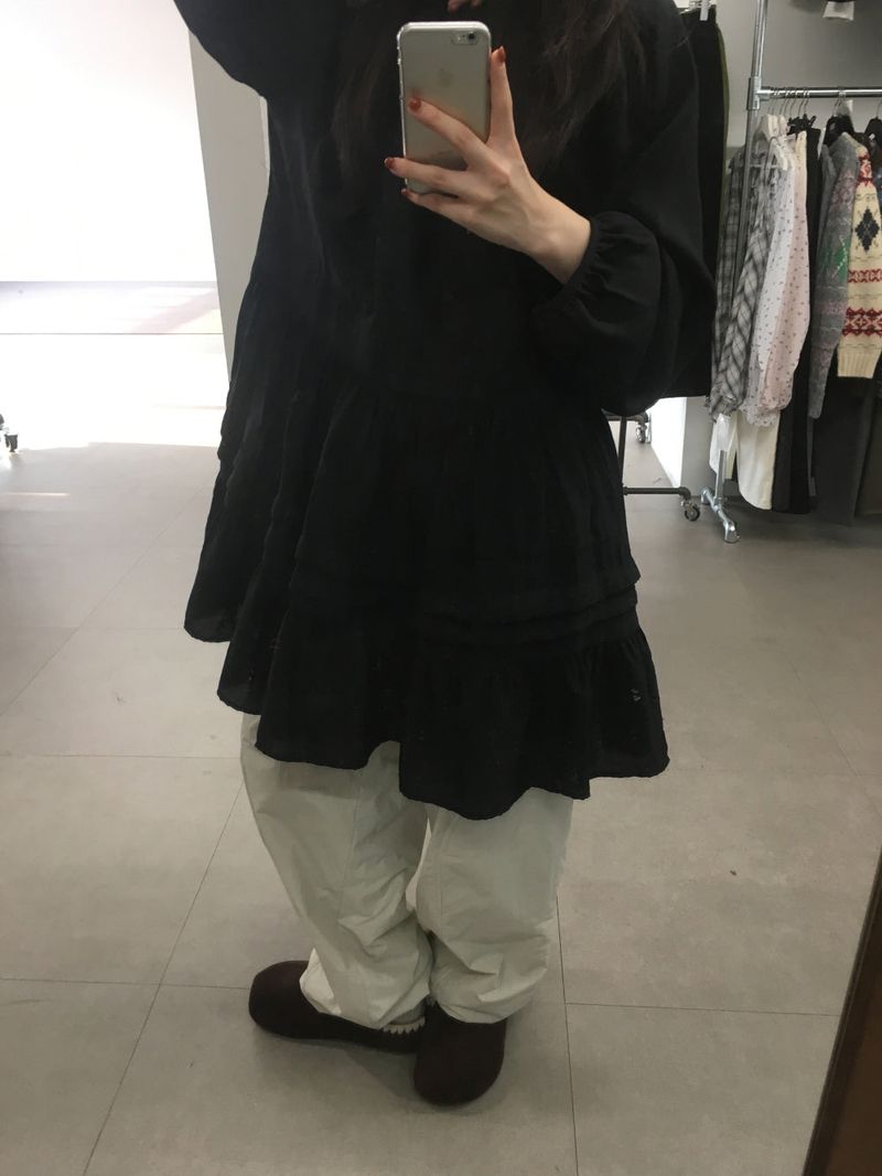 ビクトリアピンタックドレス (2color)