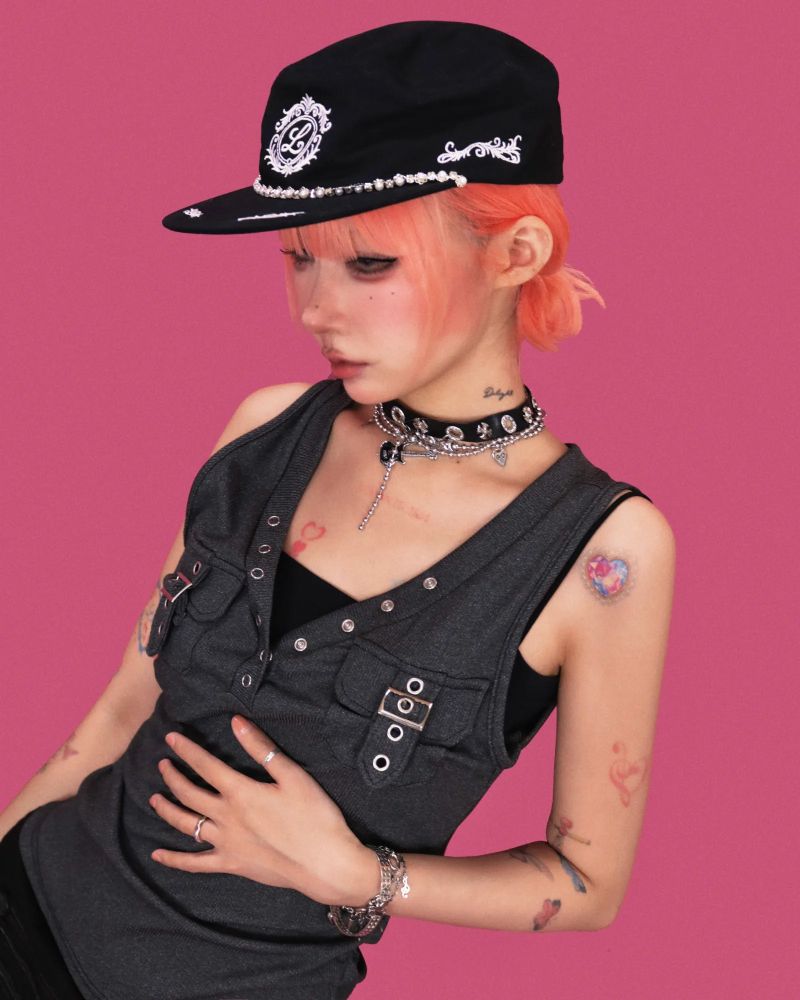 rock-star chain twist choker