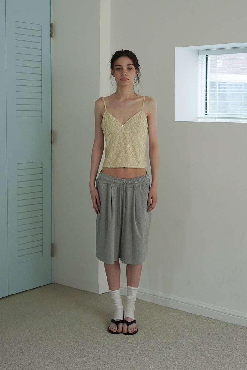Lace slim sleeveless