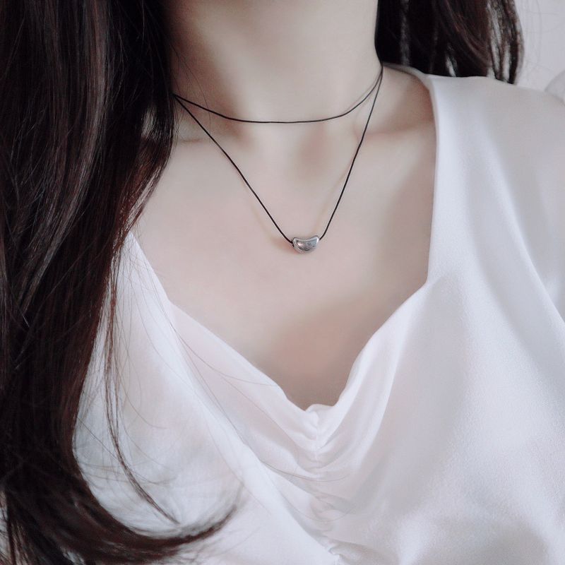 layered string necklace