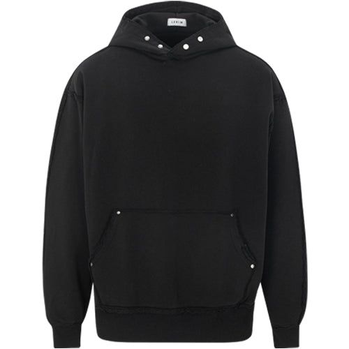 LEKIM（レキム）の「GRUNGE HOODIE (BLACK)（Tops）」