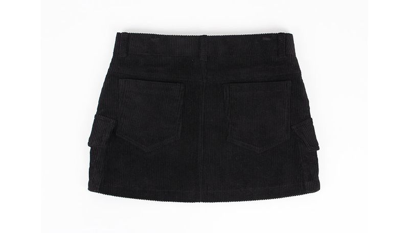CORDUROY CARGO SKIRT