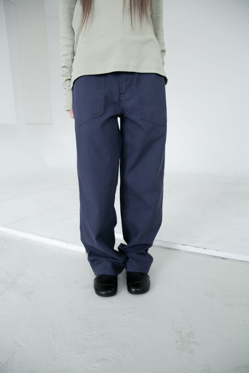 herringbone color pants(3colors)