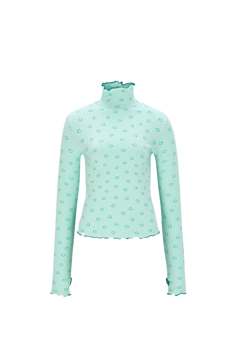 MINJIENA(ミンジエナ)の「smile turtleneck mint(Tops)」