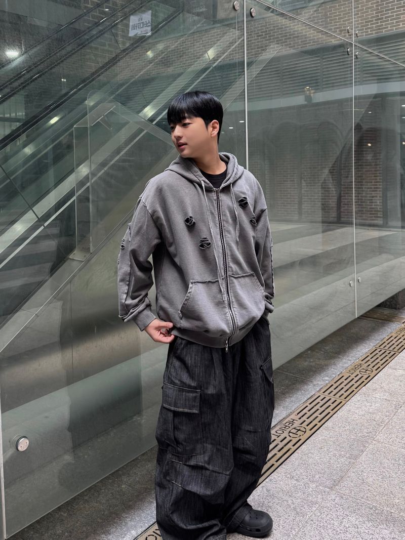 linen balloon cargo pants