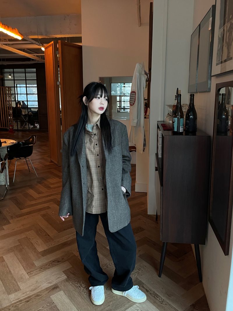 Lema tweed wool blazer