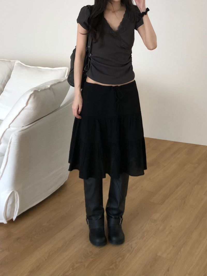 Andy Cancan Midi Skirt (2 colors)