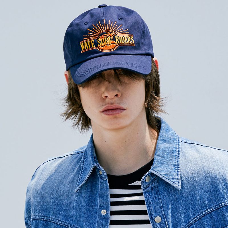 KND（ケイエンド）の「WAVE SURF RIDERS CAP NAVY（Hats）」
