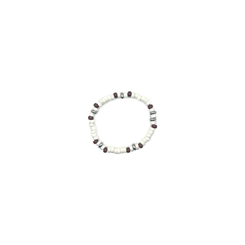 neeka（ニカ）の「[MADE] ストーンユァレセーンブレスレット (Ivory)（アクセサリー）」