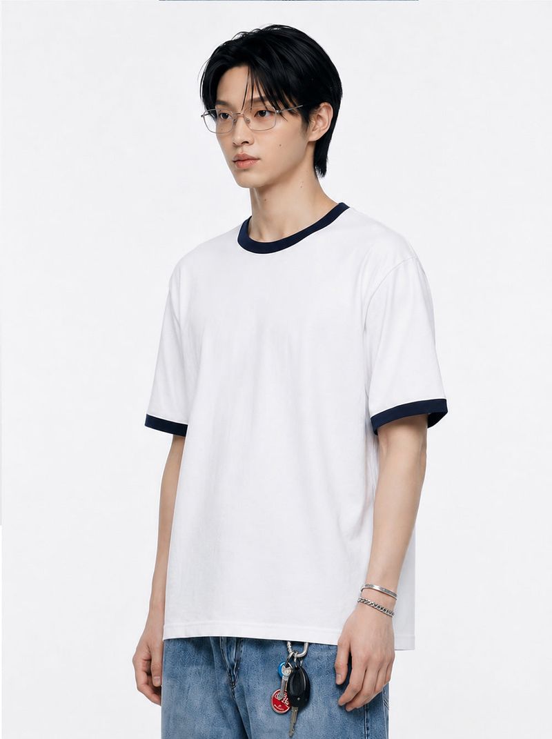 standard overfit ringer t-shirt (3color)