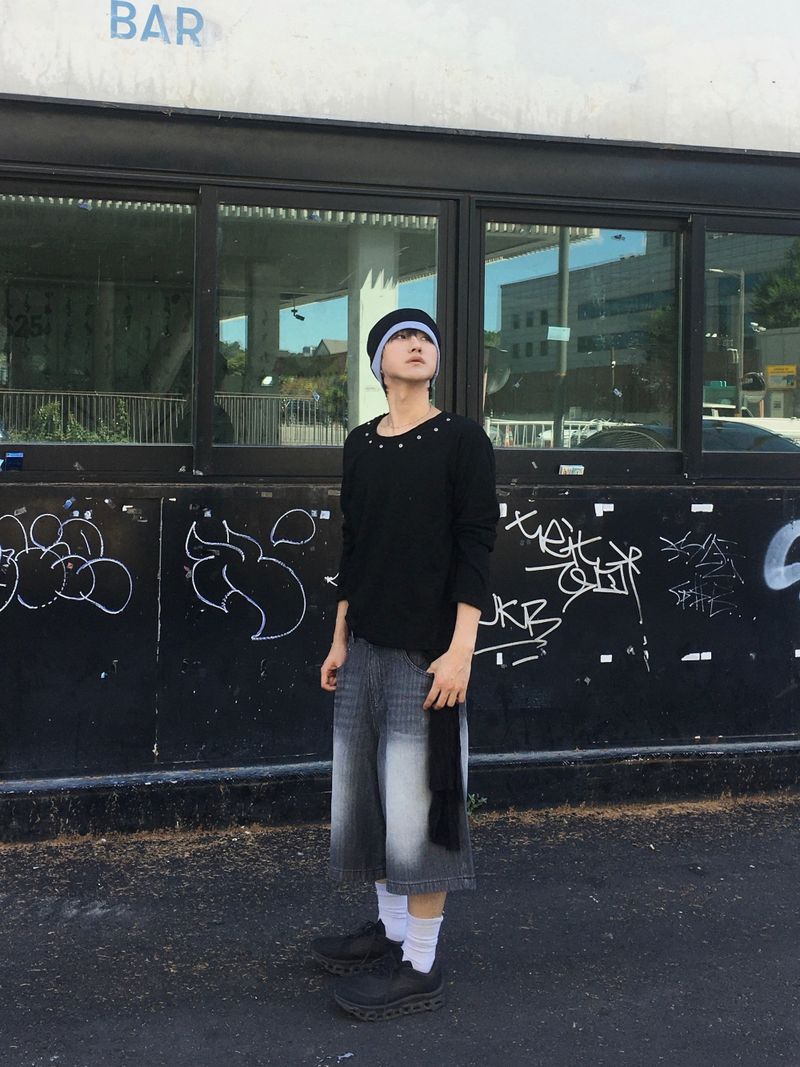Loop Slub Eyelet Long Sleeve 2C