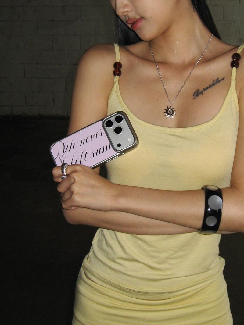 We never left summer phone case (Pink)