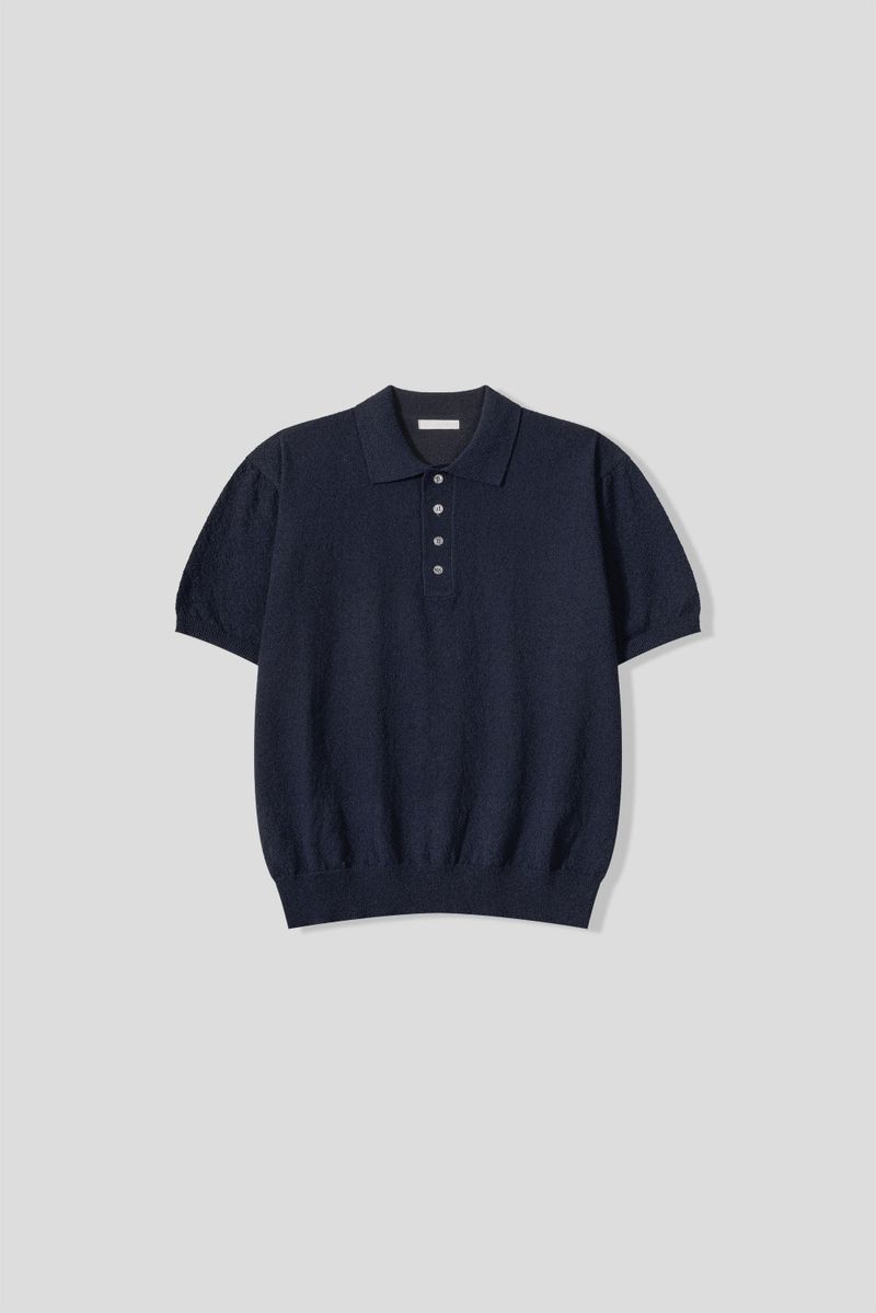 Easter bookle knit collar tee