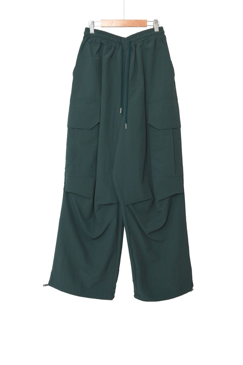 Solid Big Pocket Cargo Pants