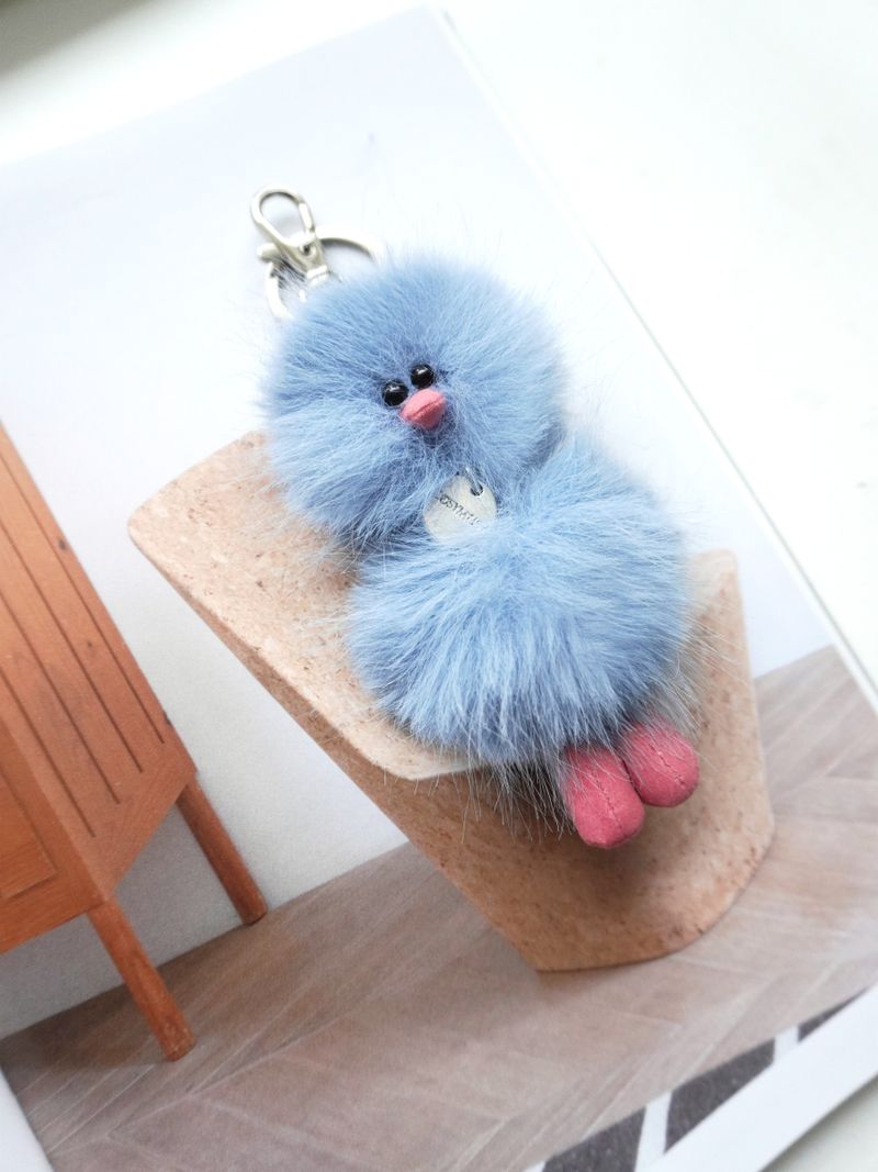 Cosymosy Mini Bird Keyring - Blue