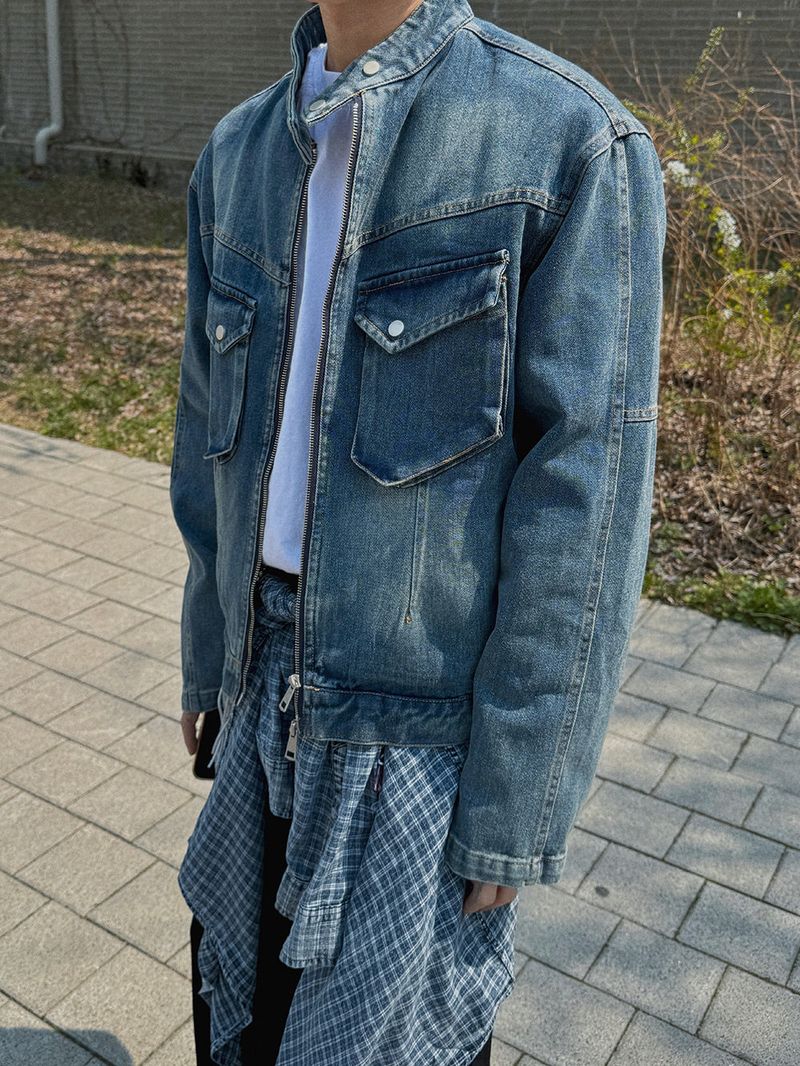 ASCLO Western Rider Denim Jacket (2color)