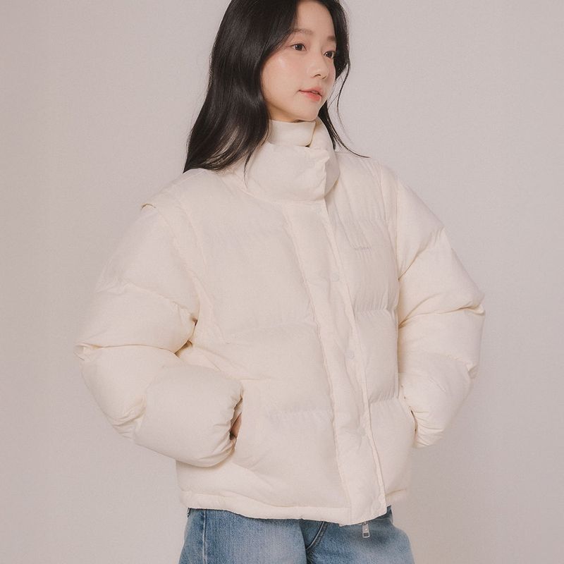 mellotory(メロートリー)の「2WAY WELLONG PADDING JUMPER (Ivory)(Jackets/Outerwear)」