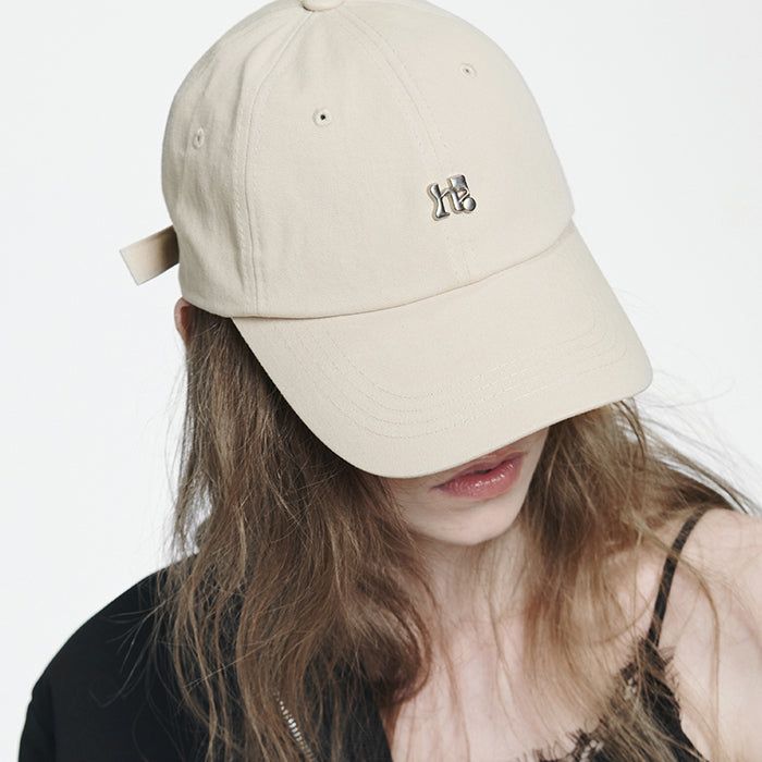 Holy Symbol Small Logo Ball cap_LIGHT BEGIE