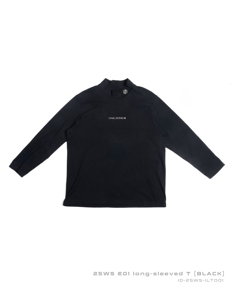 INCODER（エンコーダー）の「25WS E01 ロングスリーブ ティー [BLACK]（トップス）」