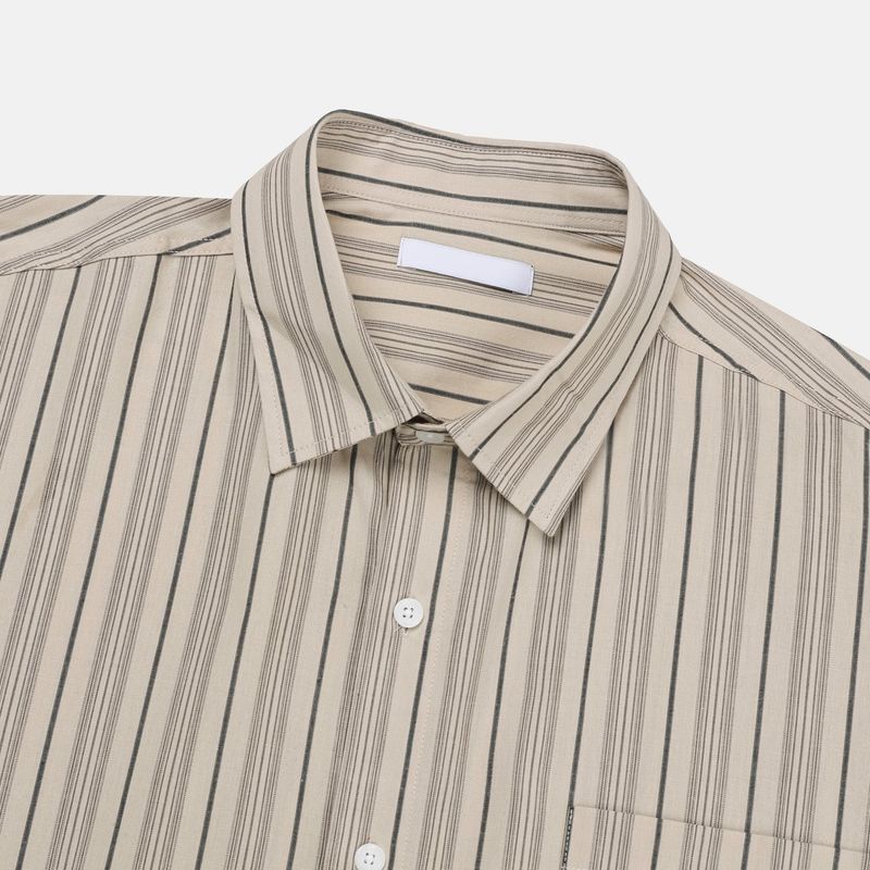 Authentic Stripe Short-Sleeve Shirt (3 Colors)