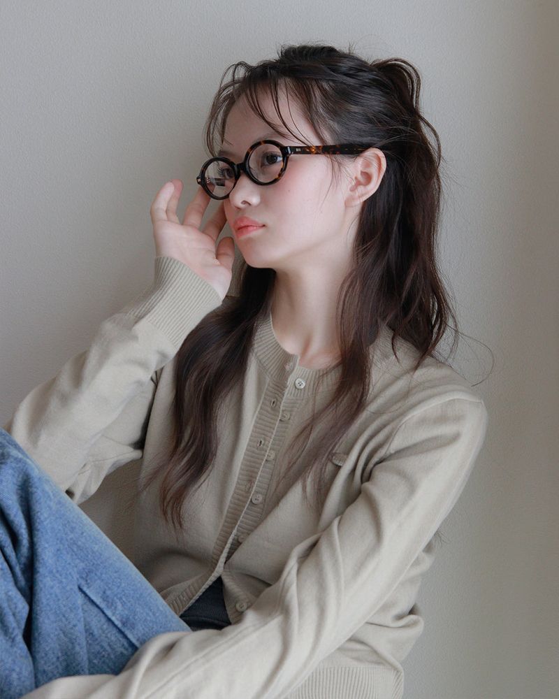 [ORIGINAL] Bay Round Acetate Frame Glasses