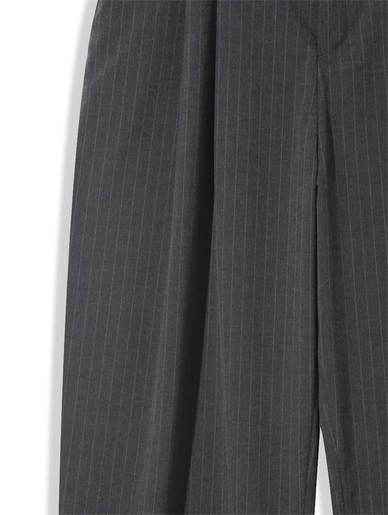 STRIPE TWILL BALLOON SLACKS (2C)