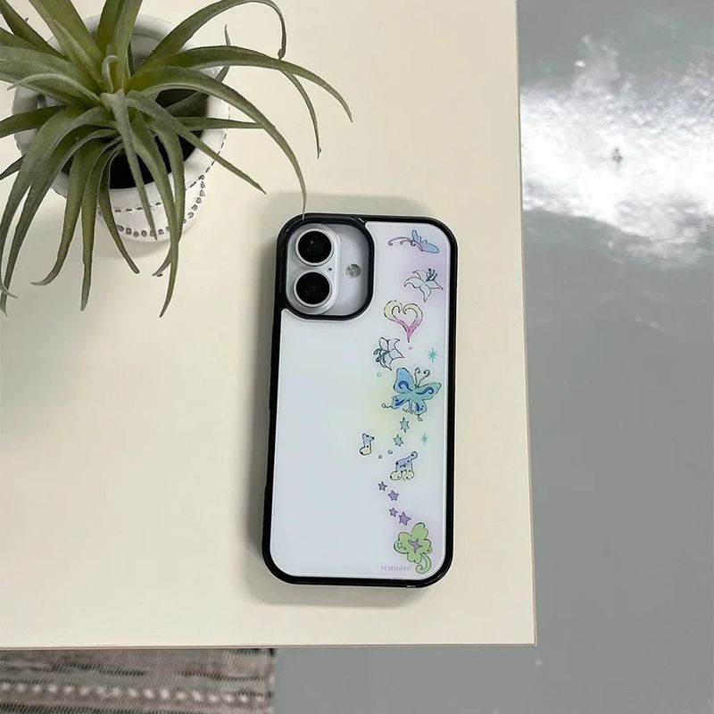 venitore（ヴェニトー）の「[MADE][グラスバンパーケース]リトルラッキーシングス（スマホグッズ/小物）」