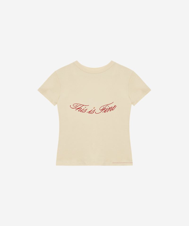 Cropped Signature Tee