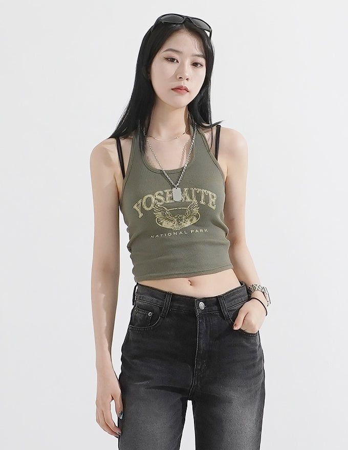 KIXI（キッシー）の「ビンテージアメリカンホルターネックリブドトップ（トップス）」