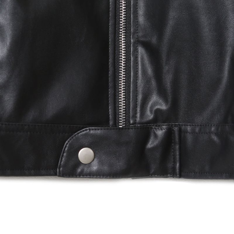 RU23118 Buffing Leather Jacket (2 colors)
