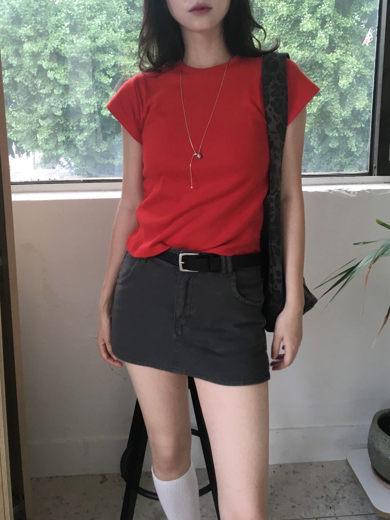 Cap Sleeve Short Sleeve T