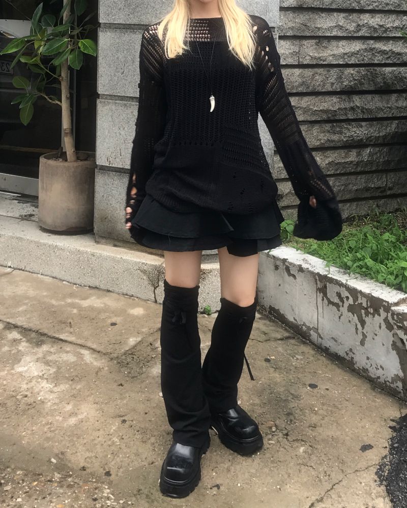 summer corset leg warmer