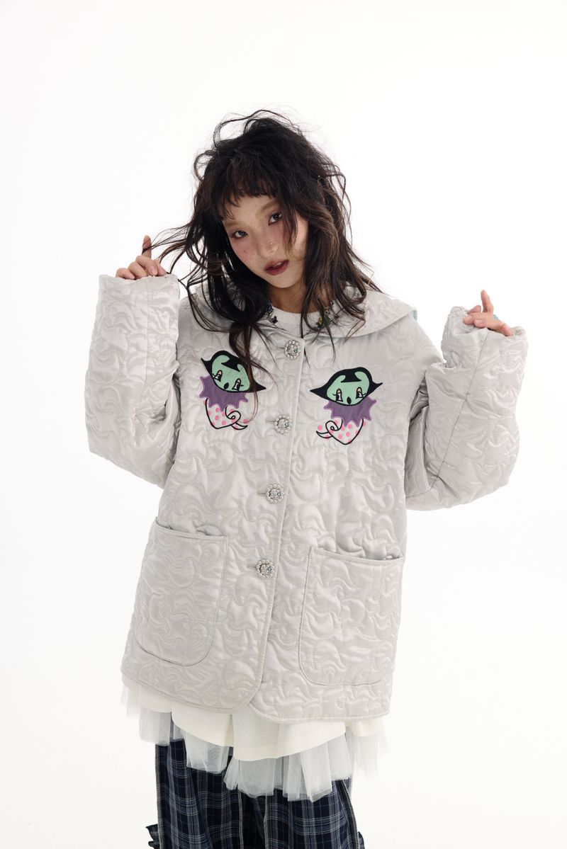 Silver embroidered jacket